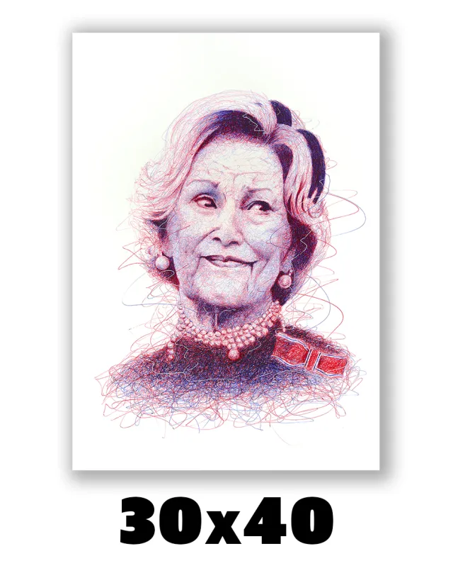Folkets Dronning 30x40